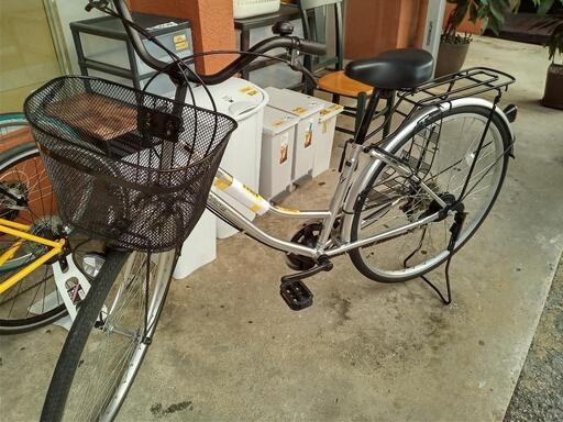 お買い得！27インチ　シティサイクル（変速ギア付）　【クリーニング済】　管理番号71406
