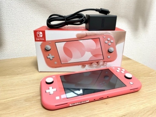 【美品】switch lite コーラル【動作問題なし】