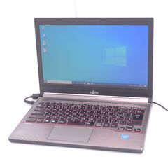 中古美品 日本製 13インチ ノートPC 富士通 E736/P 第6世代 Celeron