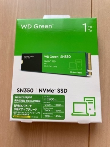 新品未開封　SSD NVMe 1TB   WD Green SN350