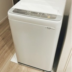 【無料】【引取限定】Panasonic 洗濯機　5kg
