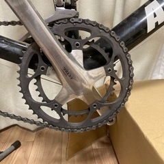 アンタレスフルカーボンロードバイク10速6600アルテグラ《中古・ジャンク扱い　ホイール なし　スプロケあり》