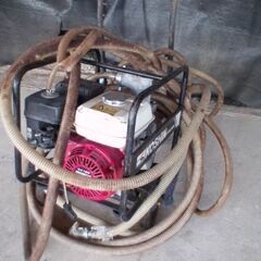 ホンダ製４サイクルエンジン搭載　光進　エンジンポンプ　高圧ノズル付き　木　花　水やりに。