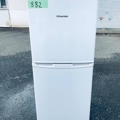 ①882番 Hisense✨2ドア冷凍冷蔵庫✨HR-B106JW‼️