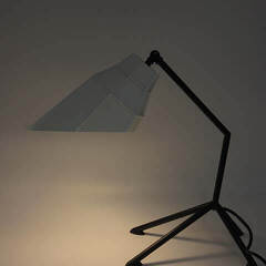 ss3611　ディーゼルリビング　卓上ライト　ホワイト　1灯　照明　DIESEL　電気スタンド　ナイトスタンド　スイッチ付き　角度調整可　スチールスタンド　インテリア　白　モダン