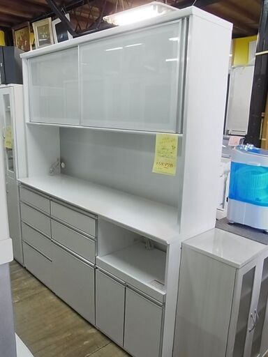 セール中につき、通常特価54,978円より10,000円引きの44,978円! 古賀家具 キッチンボード セレクト 食器棚 レンジボード 引き戸 ソフトクローズ - 収納家具 セール中につき、通常特価54,978円より10,000円引きの44,978円! 古賀家具 キッチンボード セレクト 食器棚 レンジボード 引き戸 ソフトクローズ - 収納家具
