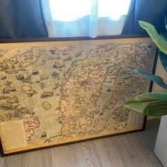 北欧　ヴィンテージ　地図