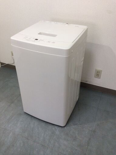 （6/22受渡済）YJT4641【MUJI/無印良品 5.0㎏洗濯機】美品 2019年製 MJ-W50A 家電 洗濯 簡易乾燥付