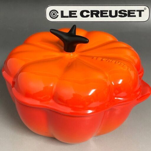 □FG6/40　未使用 箱入り ル・クルーゼ LE CREUSET プチ パンプキン かぼちゃ ミニ 鍋 キャセロール 洋食器
