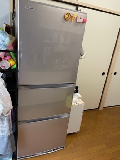 TOSHIBA冷蔵庫 自動製氷器付き