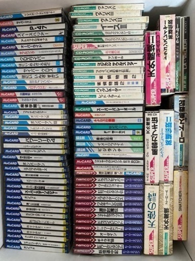 PCエンジン　写真アップしました。HUカード\u0026CD 遊んでくれるゲーム好きの方