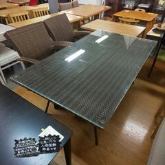 アジアンダイニング 5点セット ブラウン