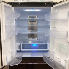 SHARP 6ドア冷蔵庫 SJ-GA50E-R 502L 2019年製 
