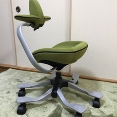 【ネット決済】オフィスチェア　iPole5 モスグリーン　備品
