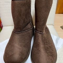 【ネット決済・配送可】冬用 ブーツ 23-23.5cm