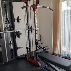 マルチファンクショナルスミス　irotec　アイロテックパワーラック　ハーフラック　オールインワンラック　スミスマシン　ベンチ