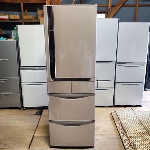 品質一番の R-K42F(T)  5ドアノンフロン冷凍冷蔵庫 日立 HITACHI  2015年製 415L 冷蔵庫