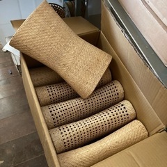 竹編み　枕　マクラ