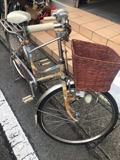 昭和レトロ自転車 FUJI HILADY 260 WH