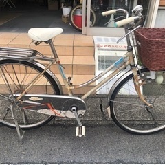 昭和レトロ自転車　FUJI HILADY 260 WH