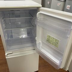 【リサイクルショップどりーむ天保山店】●3007●　冷蔵庫　シャープ　2014年製　137L　SJ-14Y-W