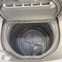 極美品 2021年 SHARP(シャープ) 縦型洗濯乾燥機 ES-T5EBK ［洗濯5.5kg