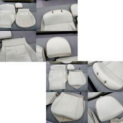 三菱純正 ベージュ革調シートカバーセット 合皮レザー デリカD5用(H19年