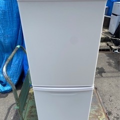 極美品 Panasonic ノンフロン冷凍冷蔵庫 NR-B14DW-W 2021年製 138L 
