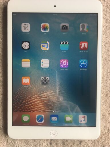 iPad mini silver １６ＧＢ A1432 WI-FI バッテリー９１％