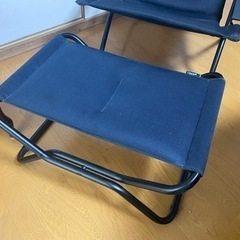 フランス製Lafuma/ラフマ ラウンジチェア 2点セット（チェア＋オットマン）