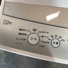 【ご成約ありがとうございます⭕️】高年式2021年&大きめ7.0kg 洗濯機　設置込み⭕️