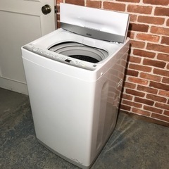 【ご成約ありがとうございます⭕️】高年式2021年&大きめ7.0kg 洗濯機　設置込み⭕️