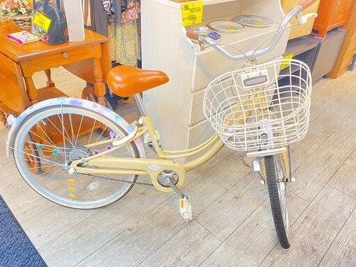 BRIDGESTONE /ブリジストン リコリーナ 自転車 22インチ 子供用 女の子★買取帝国 志木店