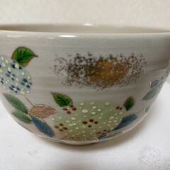 茶道具　茶碗（紫陽花）