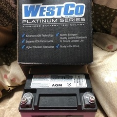 ハーレー専用バッテリー　WESTCO（ウエストコ）