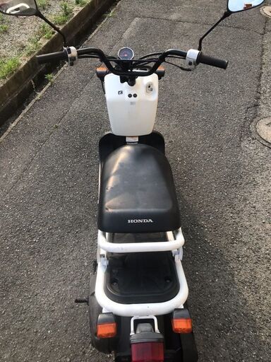 AF58 ズーマー実働　白　キャブタイプ　シャッター新品　福岡市南区
