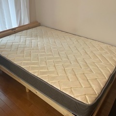 ベッド　マットレス　ダブルサイズ