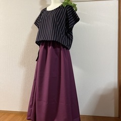 ハンドメイド　レディース　クロップド丈トップス　ショートシャツ　...