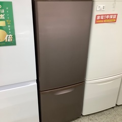 トラック貸出可 パナソニック 168L 2ドア 冷蔵庫 2017年製 NR-B17AW-S