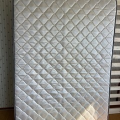 すのこダブルベッド&ポケットコイルマットレス