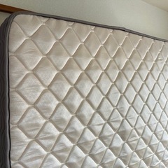 すのこダブルベッド&ポケットコイルマットレス