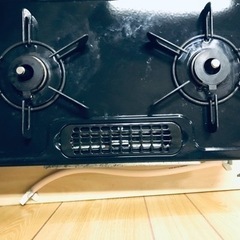 ✨2021年製✨1014番 リンナイ✨都市ガスコンロ✨RTE564BKR‼️