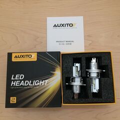 AUXITO H4 Hi/Lo LEDヘッドライト 高輝度 65...