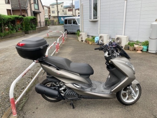 マジェスティS（SG28J）リヤボックス\u0026グリップヒーター\u0026ドラレコ付
