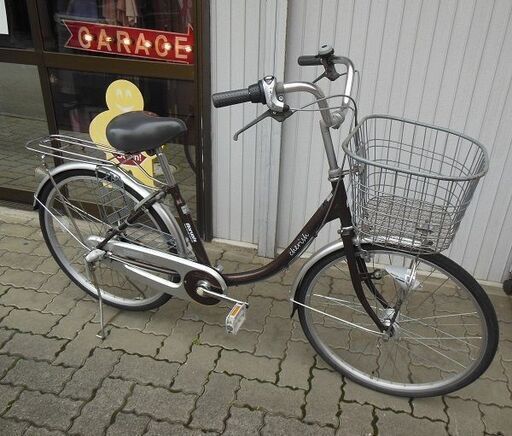 【販売終了しました。ありがとうございます。】MARUISHI　24インチ　自転車　オートライト付き　中古品　/　ママチャリ　シティサイクル　cherish　相模原市　リサイクルショップ
