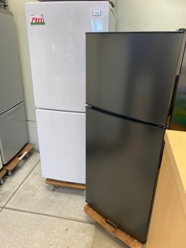 maxzen 2ドア 冷蔵庫 2019年製 118L ガンメタリック 学生 一人暮らし 中古 家電