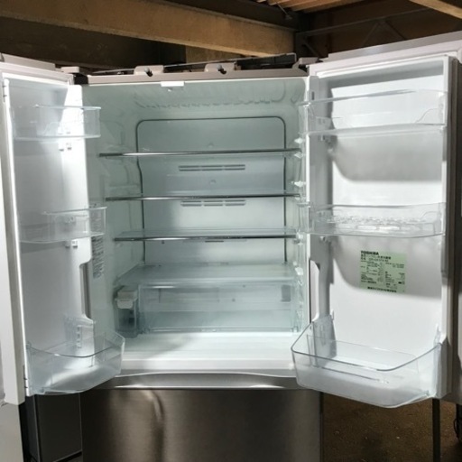 取引場所　南観音　K2206-642 TOSHIBA 冷凍冷蔵庫510L GR-G51FX(N) 2014年製【打痕、キズあり】