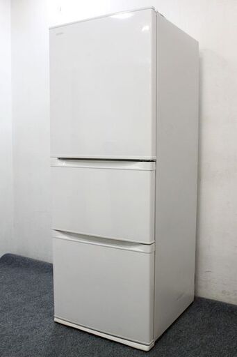 TOSHIBA/東芝 VEGETA/ベジータ 3ドア冷凍冷蔵庫 330L 自動製氷 GR-R33S(WT) グレインホワイト 2019年製   中古家電 店頭引取歓迎 R6034)