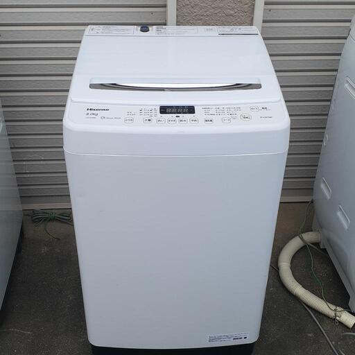 ハイセンス　全自動洗濯機　2021年式　8kg　HW-DG80B
