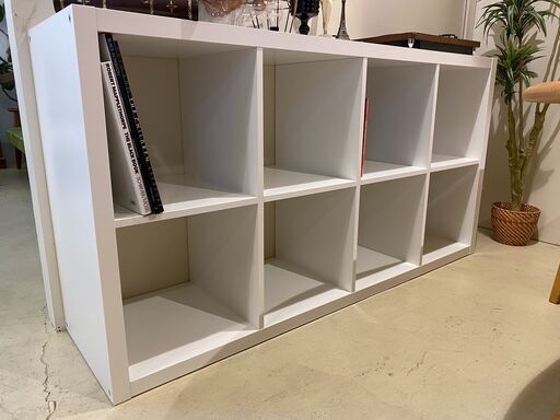 宇都宮でオシャレな家具を探すなら『オトワリバース！』IKEA イケア シェルフ フリーラック 飾り棚 本棚 収納棚 ホワイト 中古品